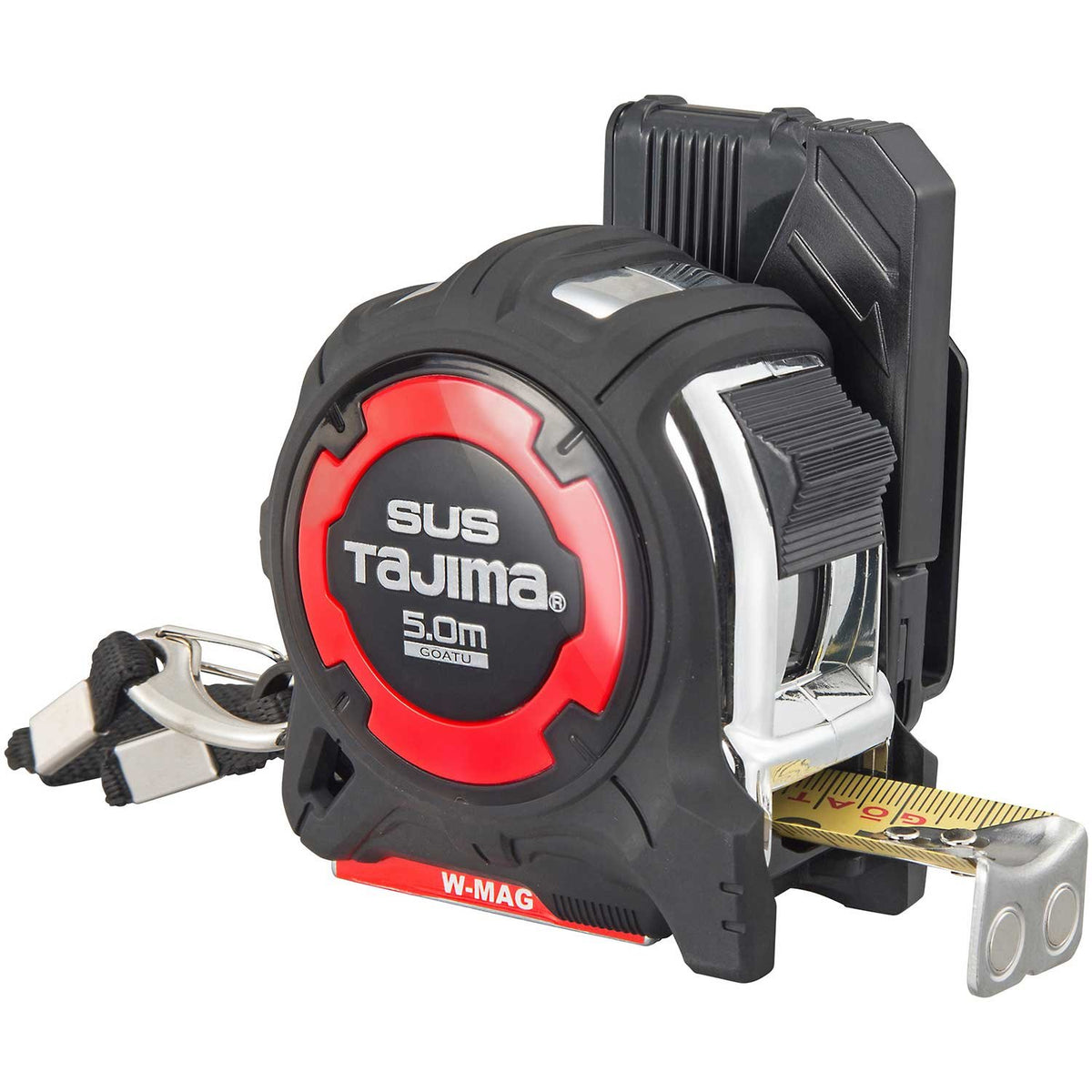 Tajima GASFGSLWM25-50 Convex Rigid Stainless Steel Tape, 16.4 x 1.0 inches (5 x 25 mm), Rigid Thickness Safety G Stainless Lock Double Mug 25
