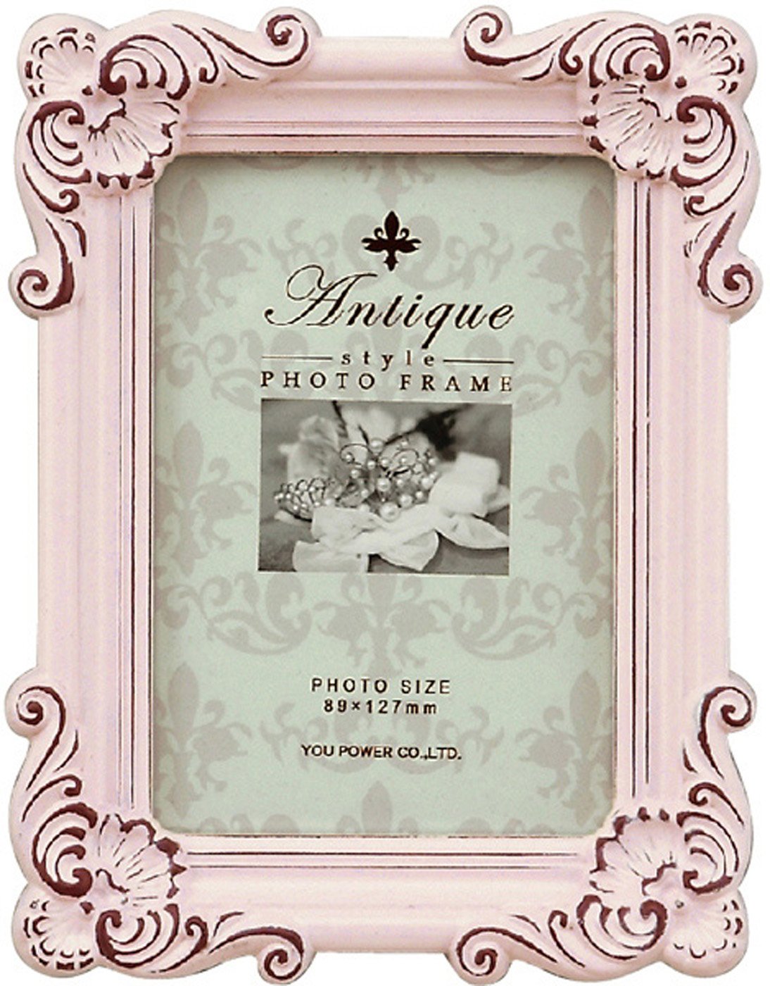 Yupawa Photo Frame Antique Pink Size: Service Size (89x127mm) x1 Sheets
