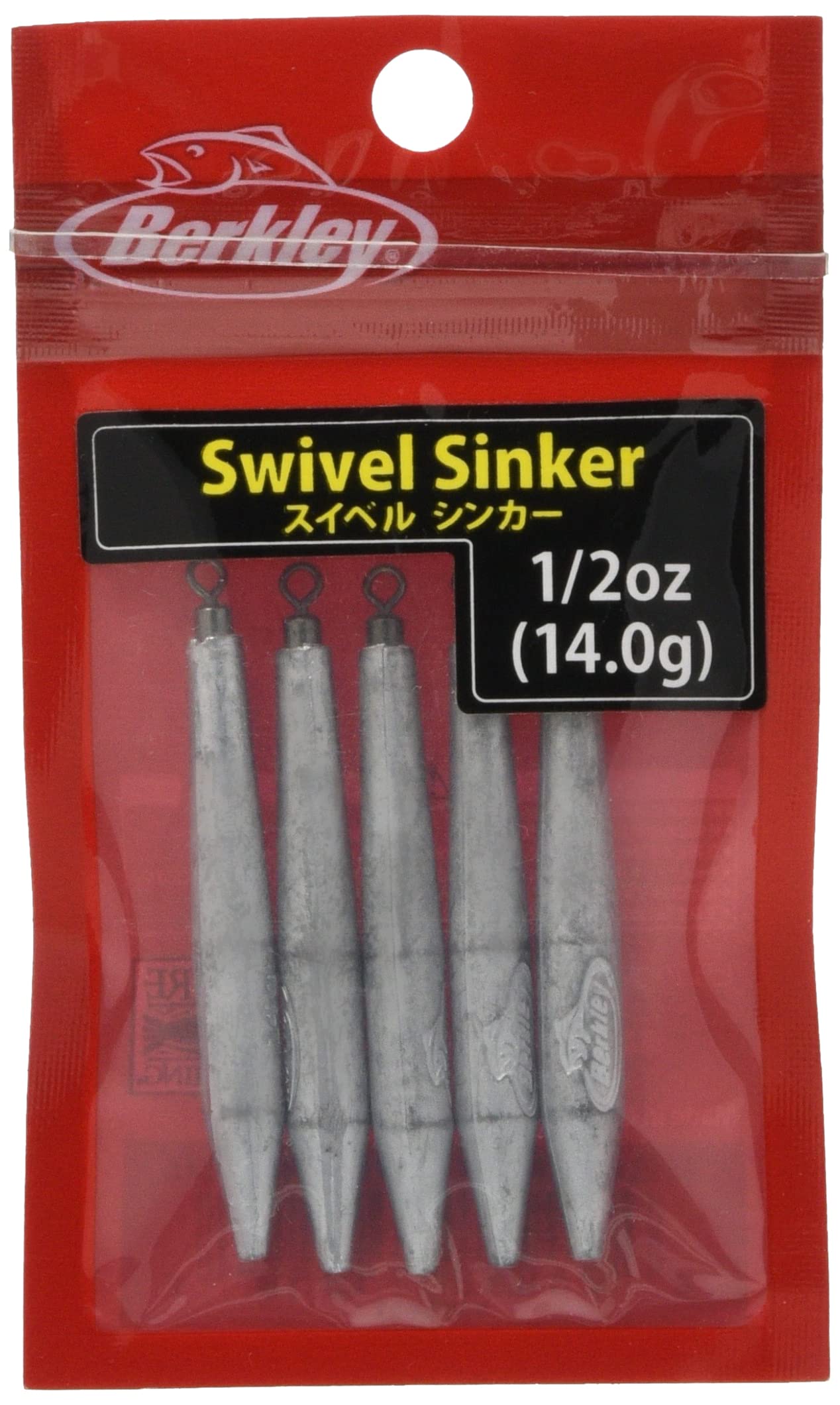 Berkley BSS14G Barclay Swivel Sinker 14g Bachicon Downshot Swivel Sinker
