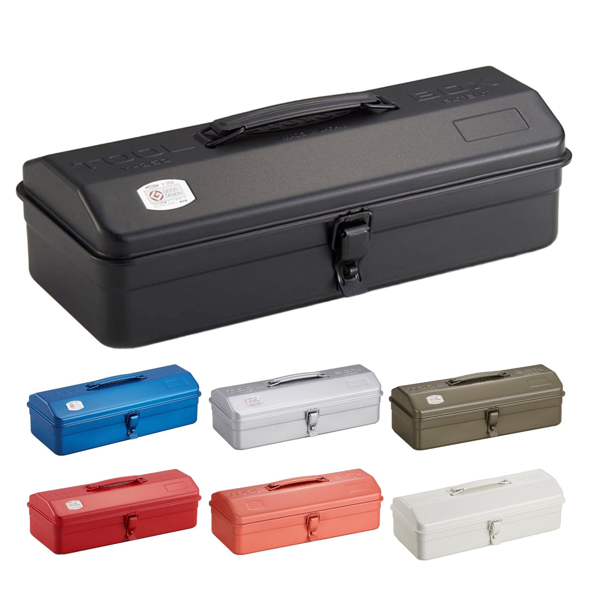TOYO Y-350 Steel Mountain Tool Box, Black