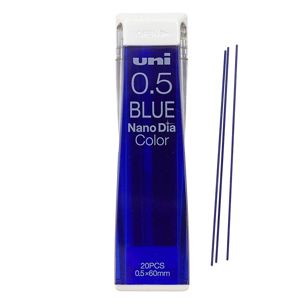 uni Color Mechanical Pencil 0.5mm Lead, Nanodia, Blue, 0.5mm Lead.5 Mm [Blue] Core 202NDC. 33