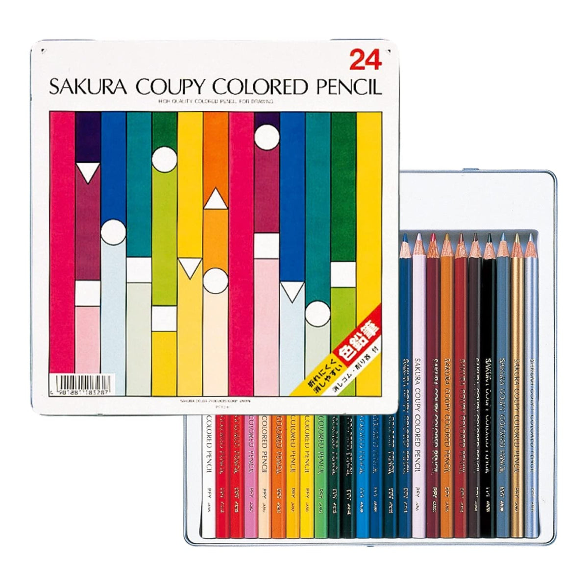 Sakura Crepas PFY24 Coupy Colored Pencils, 24 Colors