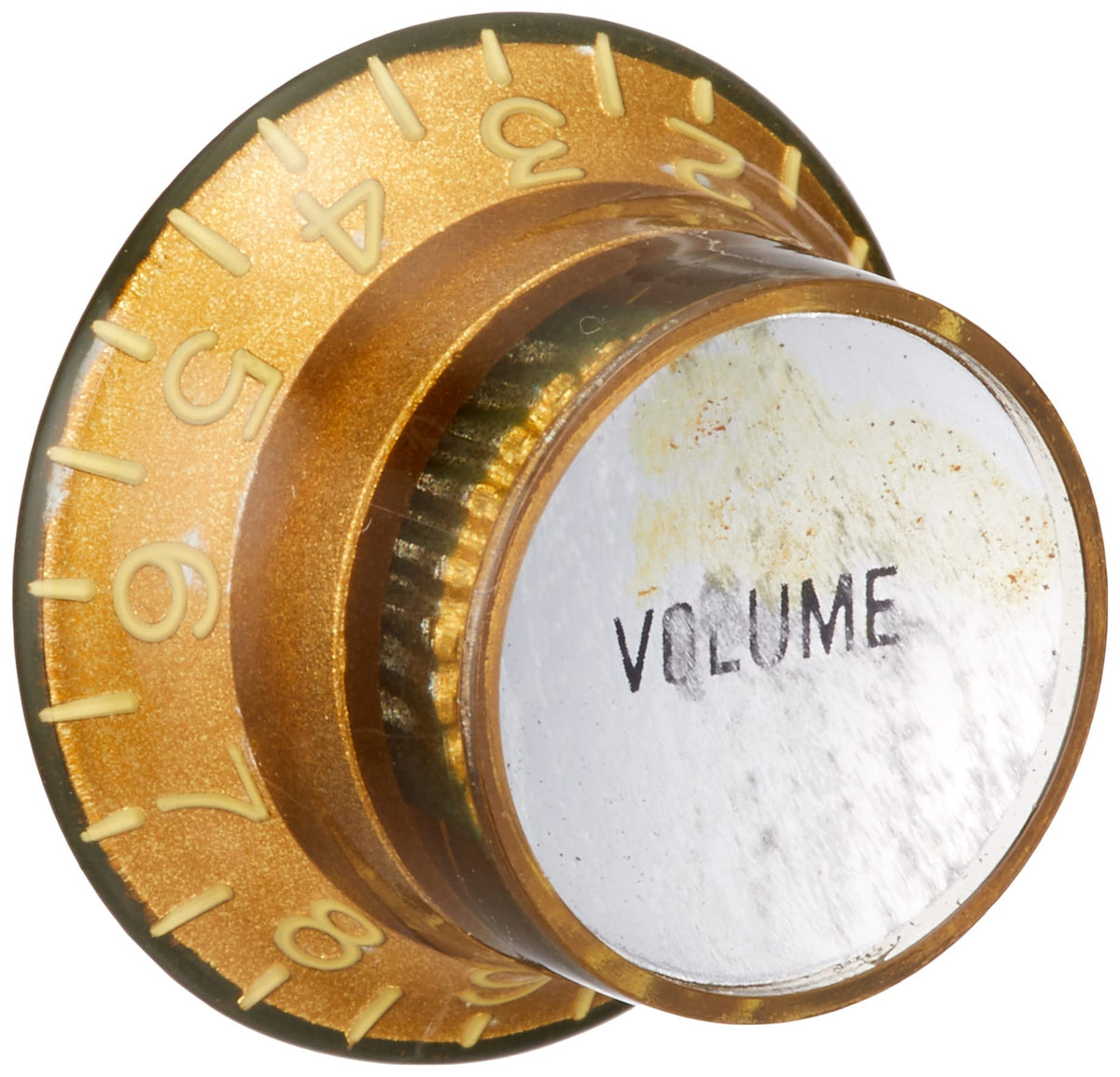 SCUD Hat Knob Metal Top Volume Millimeter Gold/Silver Cap Relic KG-130VS/R