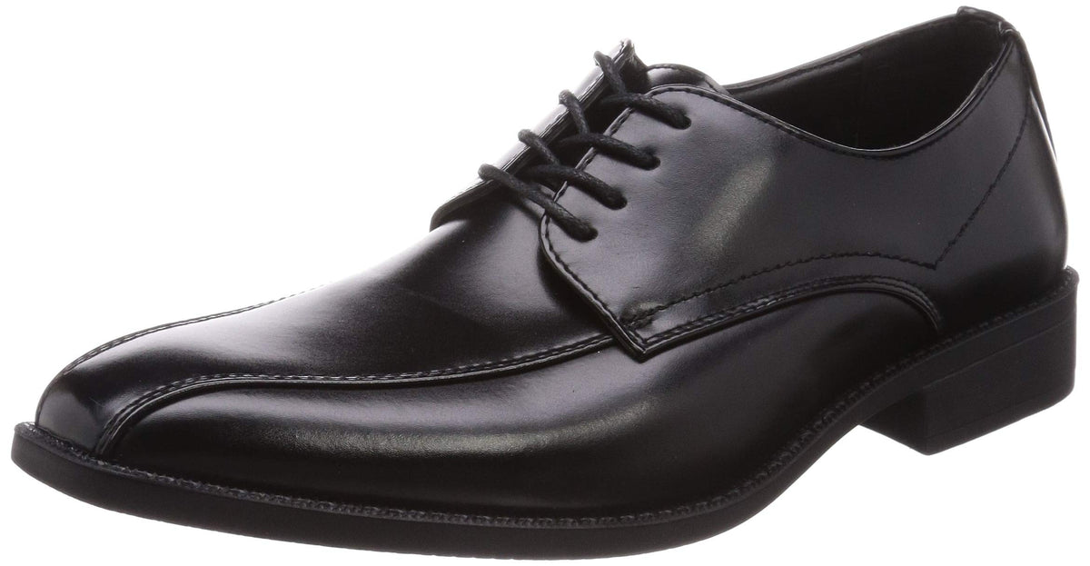 SANA Plus 2733 Men's Lace Up Outer Feather Swirl Mocha, Black, US Men's 8.5 (26.5 cm)