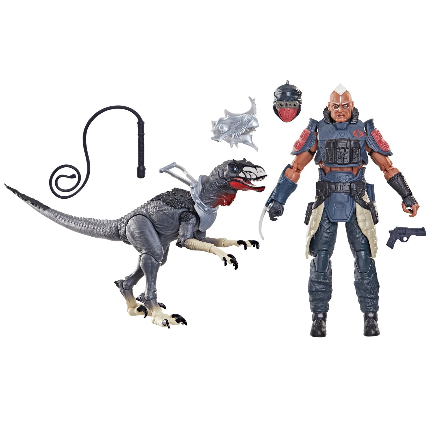 G.I. Joe Classified Series #196, Professor Rottclaw & Cobra Deinonychus, Collectible 6 Inch Action Figure and Dinosaur Toy