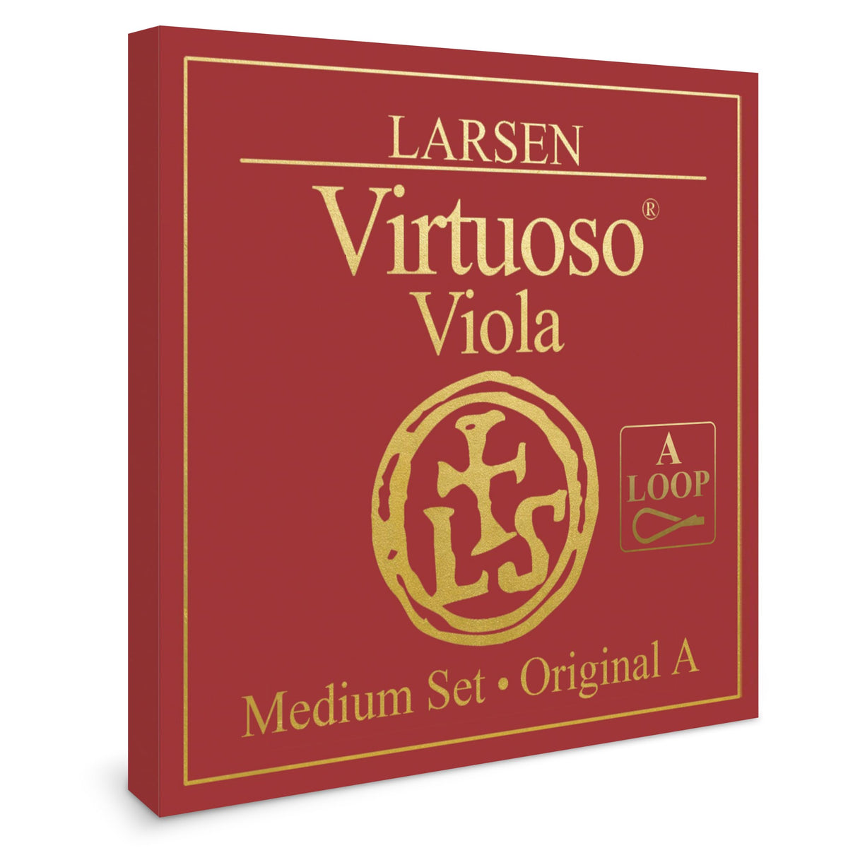 Larsen Virtuoso Viola Strings – Medium Tension Professional Set with A Loop End for Warm & Clear Sound
