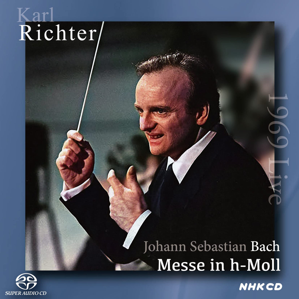 Carl Richter Live 1969 J.S. Bach: Misa Song Low Minor (J.S.Bach: Messe in h-Moll, Live in Japan 1969 / Karl Richter, Munchener Bach Orchester & Chor) [SACD Single Layer] [Domestic Press] [Japanese Belt and Instructions Included] [Live]