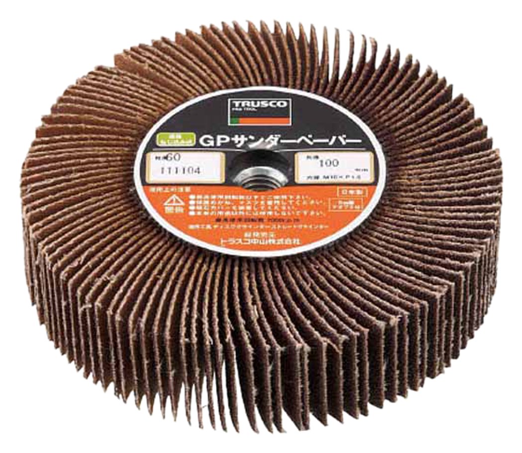 TRUSCO Direct Screw-in type GP Sander Paper[[RU]] (M10XP1.5 with Screw Hole) GPSP10025