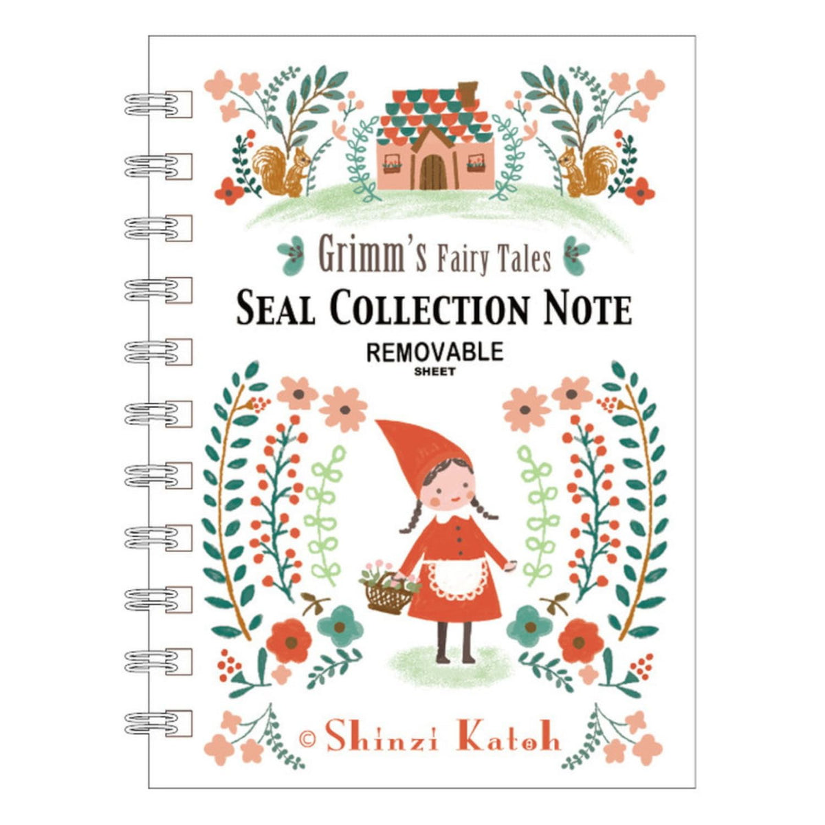 Sealdo ks-sb-10033 Shinzi Katoh Red Riding Hood A6 40 Pages, Made in Japan