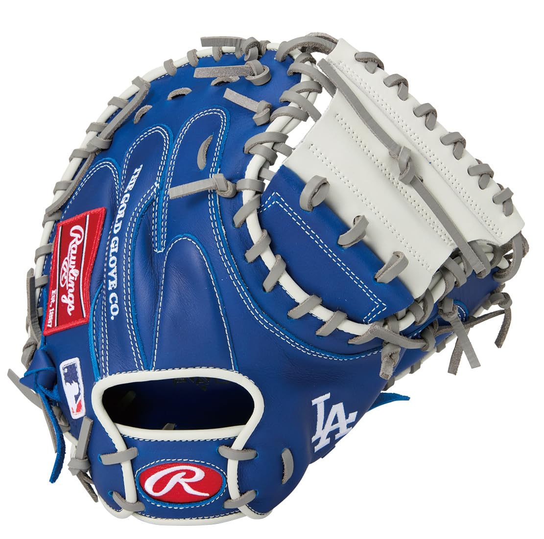 Rawlings Baseball Glove Soft Adult Hyper TECH MLB Team GR5HTM2AC Dodgers [Catcher] Size 33 *Right Throw (Left Handed)