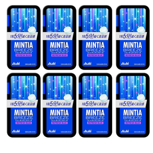 MINTIA Breeze Large Size Mints Tablets � 8 Pack, 30 Tablets (22g/ 0.78 oz) / 8 Pack :Total (176g/6.24 oz) Japan Import (Refresh Blue)