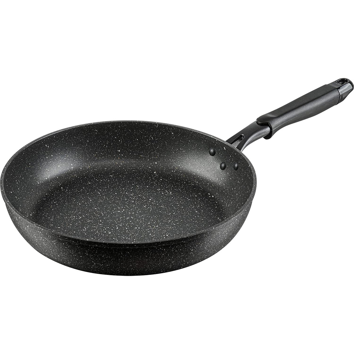 Wahei Freiz RB-2105 Frying Pan, 11.0 inches (28 cm), Gas Fire, Non-Stick, PFOA Free, Fluorine Resin Finished, Double Marble α