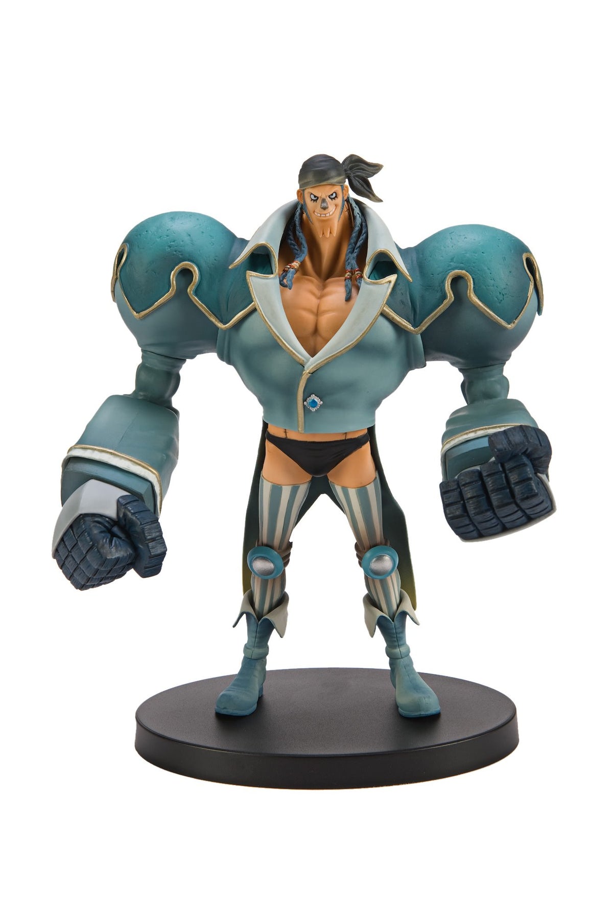 Banpresto One Piece 6.7-Inch 15th Anniversary Edition Franky DXF Sculpture, The Grandline Men Volume 1
