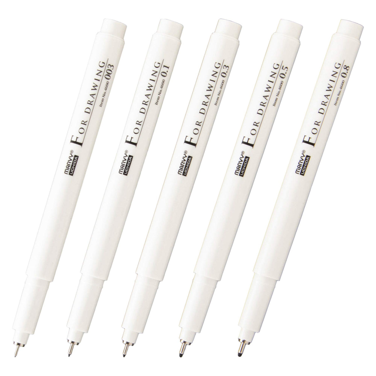 Marvy Ford Rowing 5 Pack Black 4600-5A