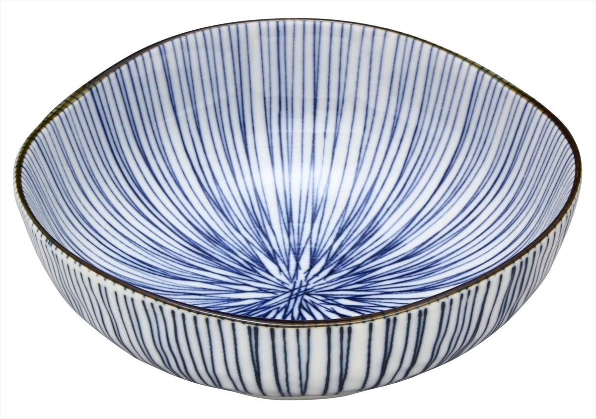 Mino Ware 131-0312 Bowl, Pot, Plate, Approx. 6.7 inches (17 cm), Microwave and Dishwasher Safe, Tokusa