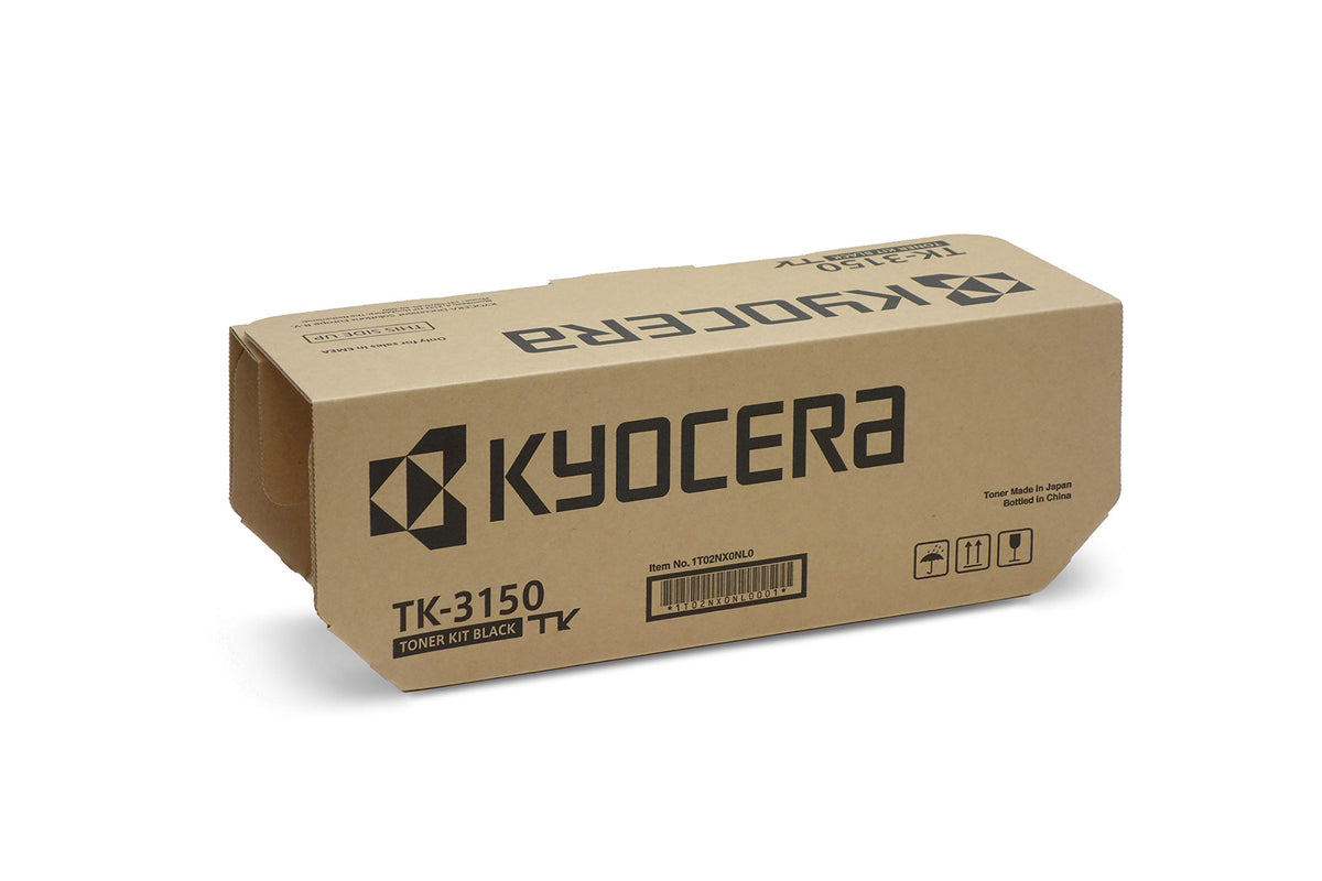 Kyocera TK-3150 Toner Black, Original Premium Printer Cartridge 1T02NX0NL0 for ECOSYS M3040idn, M3540idn