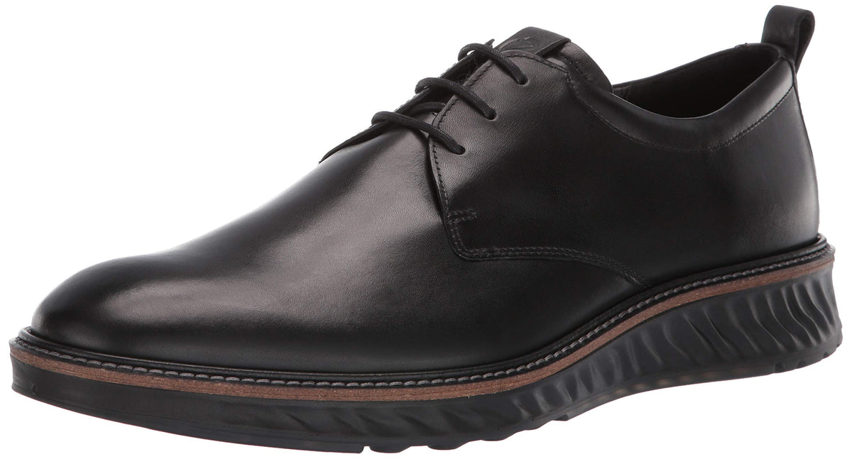 ECCO Men's ST1 Hybrid Plain Toe Shoe, Black Smooth, 42 M EU (8-8.5 US)