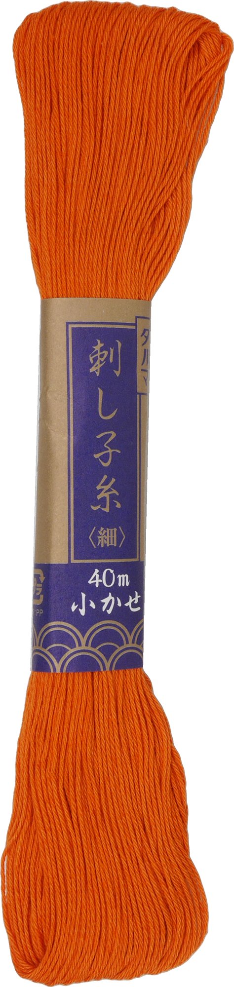 Yokota Sashiko Thread 40m 5x1 (Dark Orange)