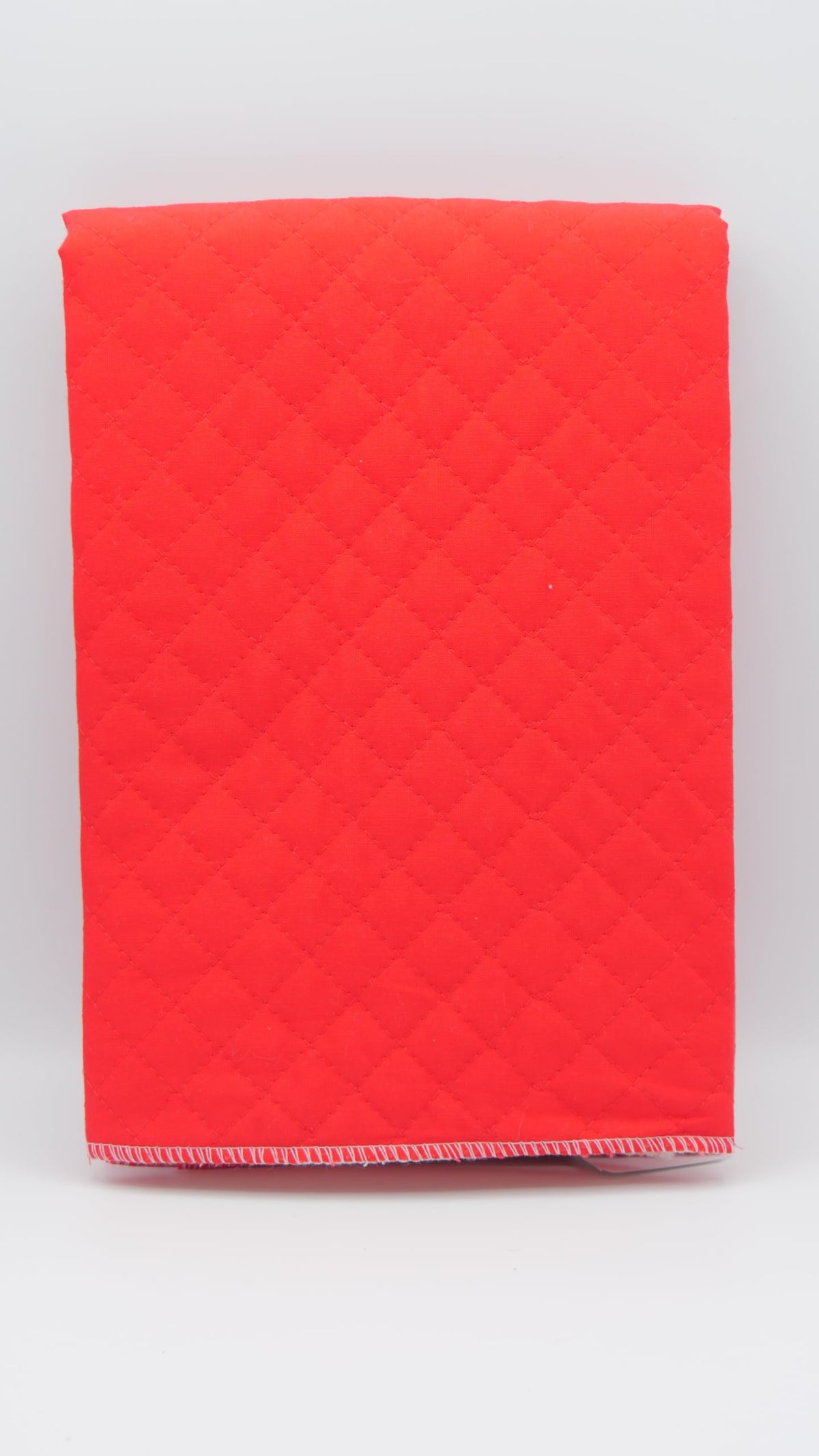 NASKA Quilt, Fabric, Sheeting, Plain, Quilt, 19.7 inches (50 cm), Cut (Size Approx. 41.3 inches (105 cm) x 19.7 inches (50 cm) Col, 6 Red, 500KC