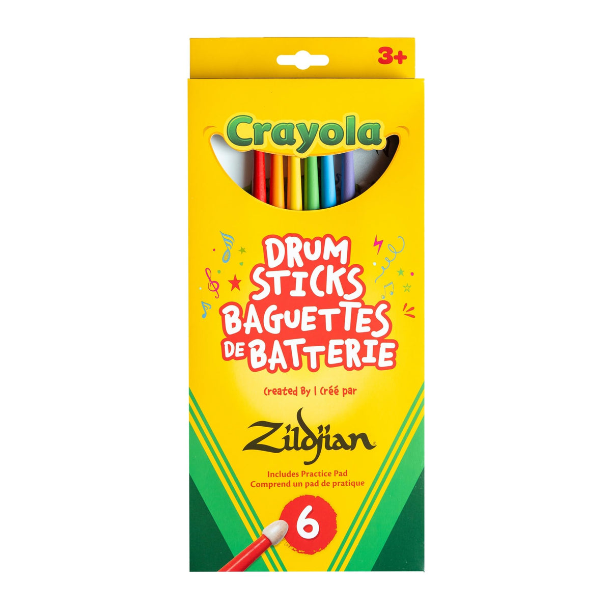 Zildjian ZKIDS Crayola Kids Drumsticks