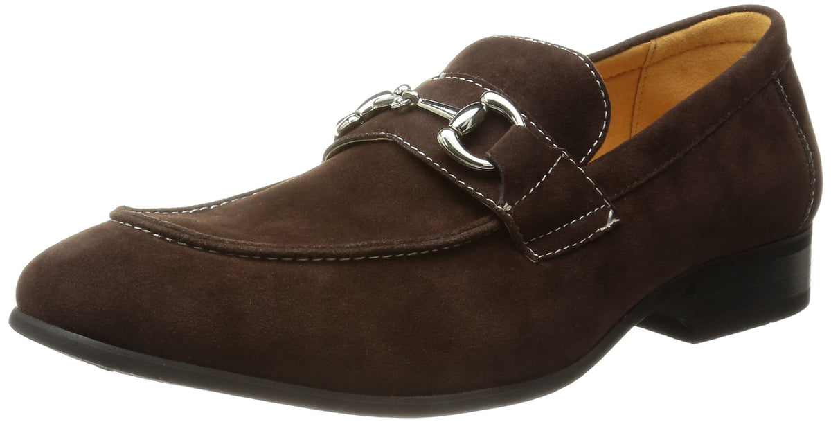 AAA+(サンエープラス) Men's Penny Loafer, Dark Brown, 43(26.5cm)