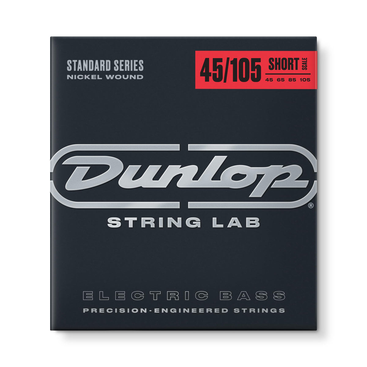 Jim Dunlop Standard Series Nickel Wound Short Scale Bass Strings 45-105