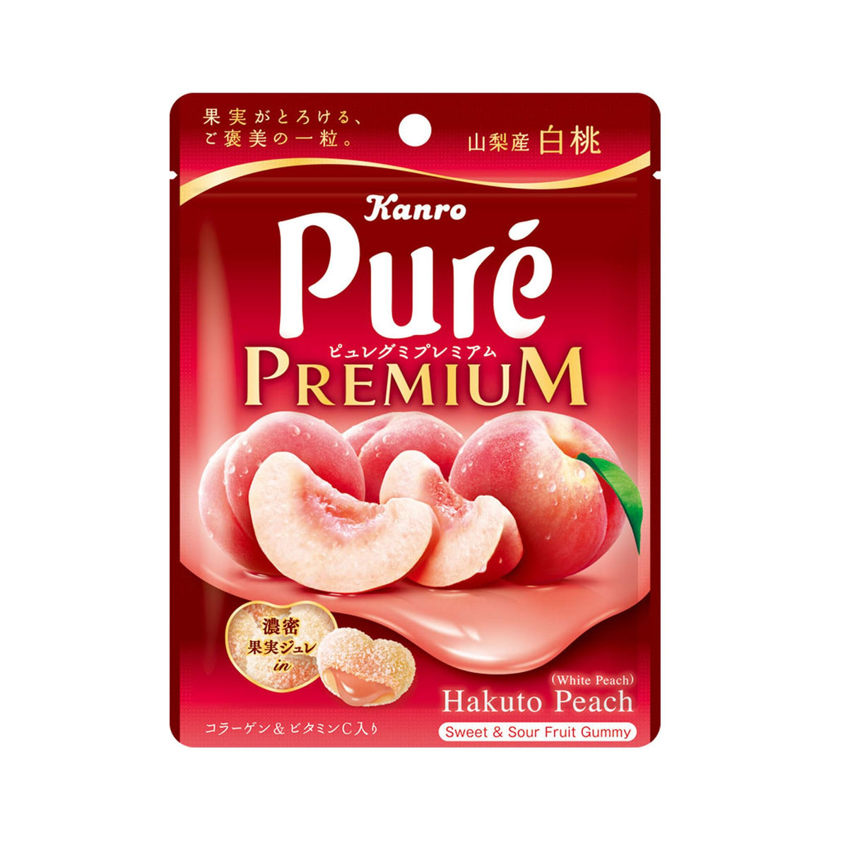 Pure Premium Gummy - Yamanashi White Peach
