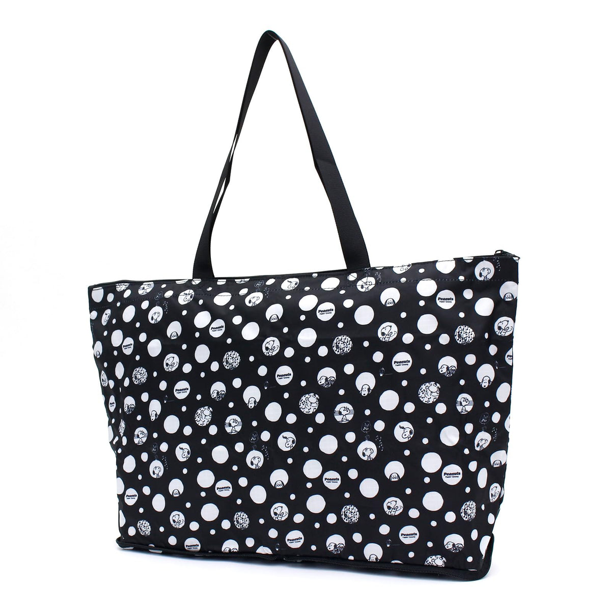 TRAVEL COLLECTION(トラベルコレクション) Folding Carry On TRC0401, 0402, 0404, Snoopy Tote Bag PN136 Polka Dot Black