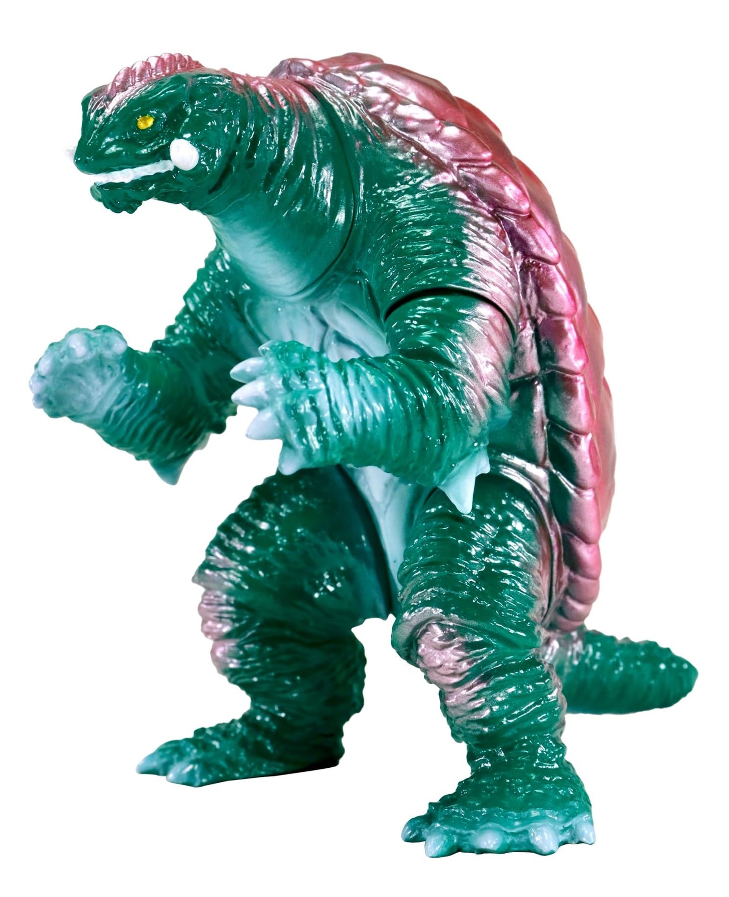 Character Content Production (CCP) Middle Size Series Gamera [3rd Edition] Gamera (1996) Retro Green Ver., Approx. 3.9 inches (100 mm), PVC Pre-Painted Finished Soft Vinyl Figure