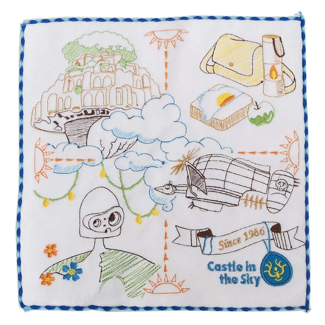 Marushin 1005024800 Ghibli Castle in the Sky Raputa, 9.8 x 9.8 inches (25 x 25 cm), Laputa Story, Fully Embroidered