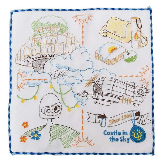 Marushin 1005024800 Ghibli Castle in the Sky Raputa, 9.8 x 9.8 inches (25 x 25 cm), Laputa Story, Fully Embroidered