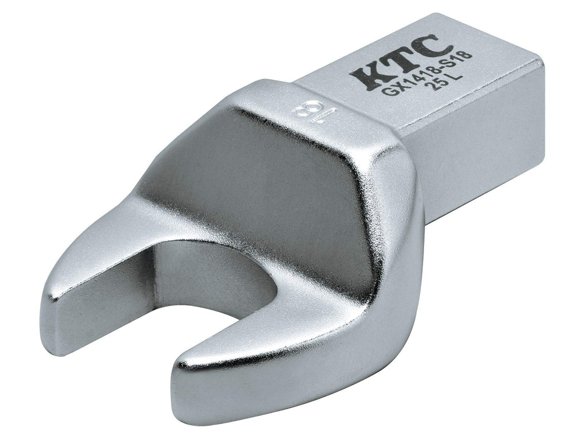 Kyoto Machine Tools (KTC) GX1418-S18 14 x 18 Insert, Spanner Replacement Head for Preset Torque Wrench, 0.7 inches (18 mm)