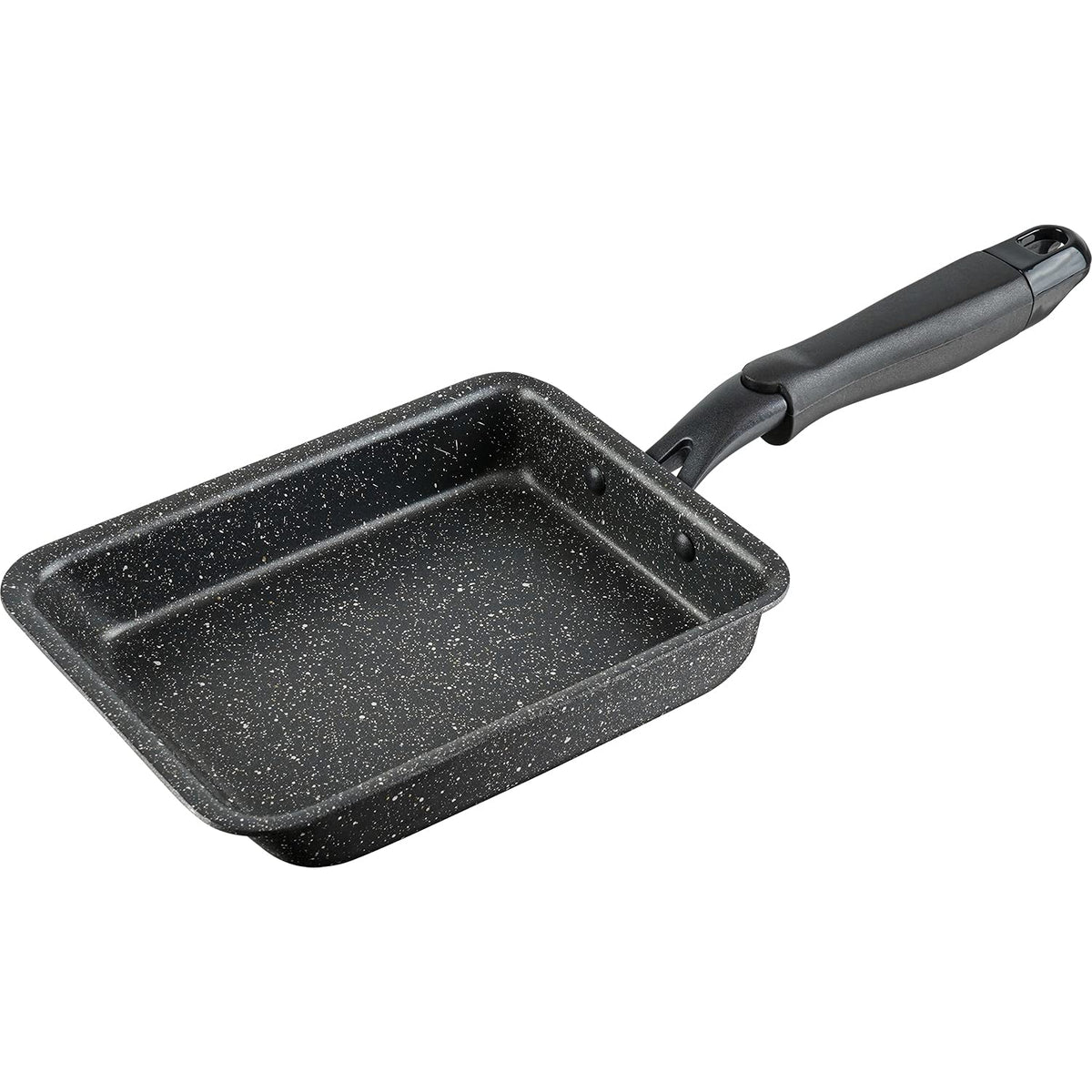 Wahei Freiz RB-2119 Egg Grilled Egg, 5.1 x 7.1 inches (13 x 18 cm), Induction Compatible, Gas, Egg Pan, Frying Pan, PFOA Free, Fluorine Resin Treatment, Double Marble α