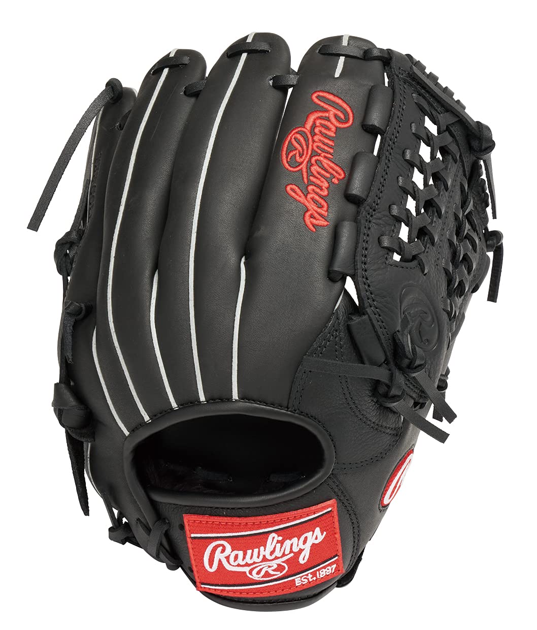 Rawlings Adult General Baseball Gloves GRXASPLN55 11.75" Soft All-Round Black Right Throw Glove