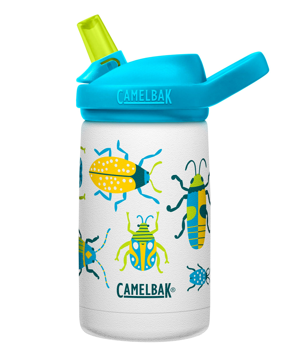 CamelBak Eddy+ Kids Stainless Steel Bite Valve Water Bottle 12oz, Bugs!