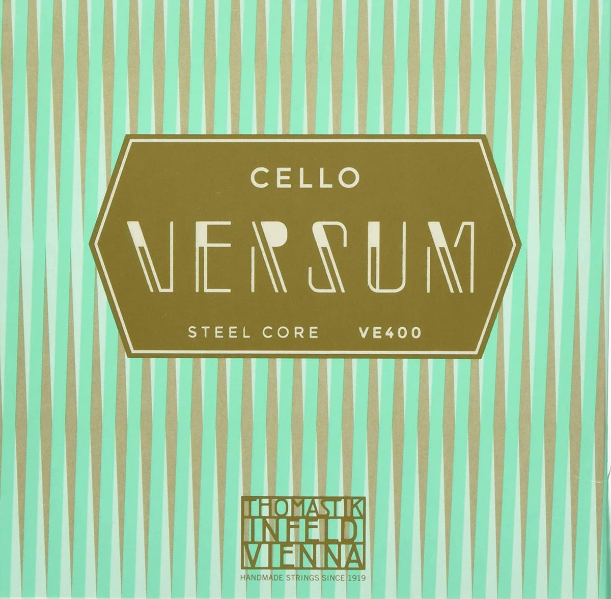 Thomastik-Infeld Versum - Cello String Set - Consists of VE41 VE42 VE43 VE44 Cello Strings with Smooth Bow Response and Balanced Tension for Exceptional Sound - Durable and Versatile Strings