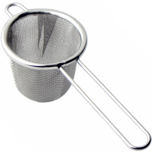 Nagao Tea Strainer, Deep Type, Double Layer, Small, 18-8 Stainless Steel, Made in Japan