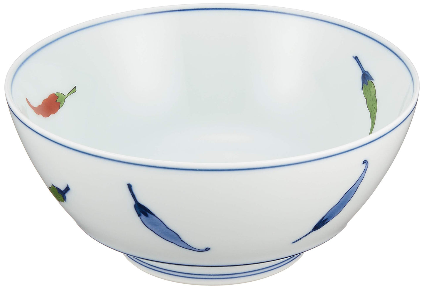 有田焼うつわ紀行(Aritayaki Utsuwa) Arita Ware R0067 Ultimate Ramen Pot, Uncle Yamakiln, Tricolor Pepper