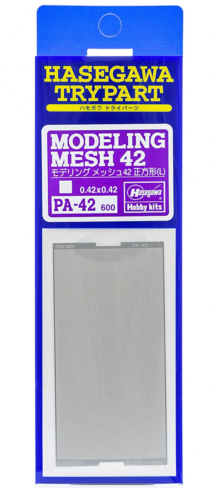 Hasegawa Photo Etch Modeling Mesh 42 Square Shape Large Size for Duct Improvements