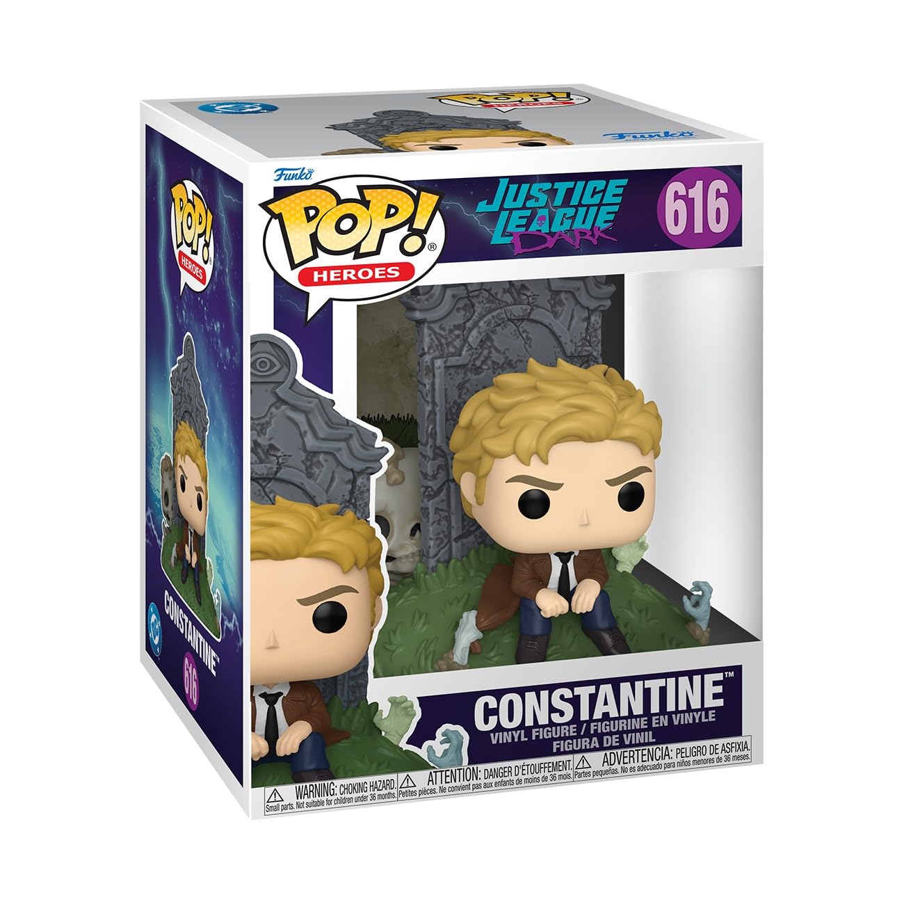 Funko Pop! Deluxe: Justice League Dark - Constantine - DC Comics - Collectable Vinyl Figure - Gift Idea - Official Merchandise - Toys for Kids & Adults - Superheroes Fans - Figure for Collectors