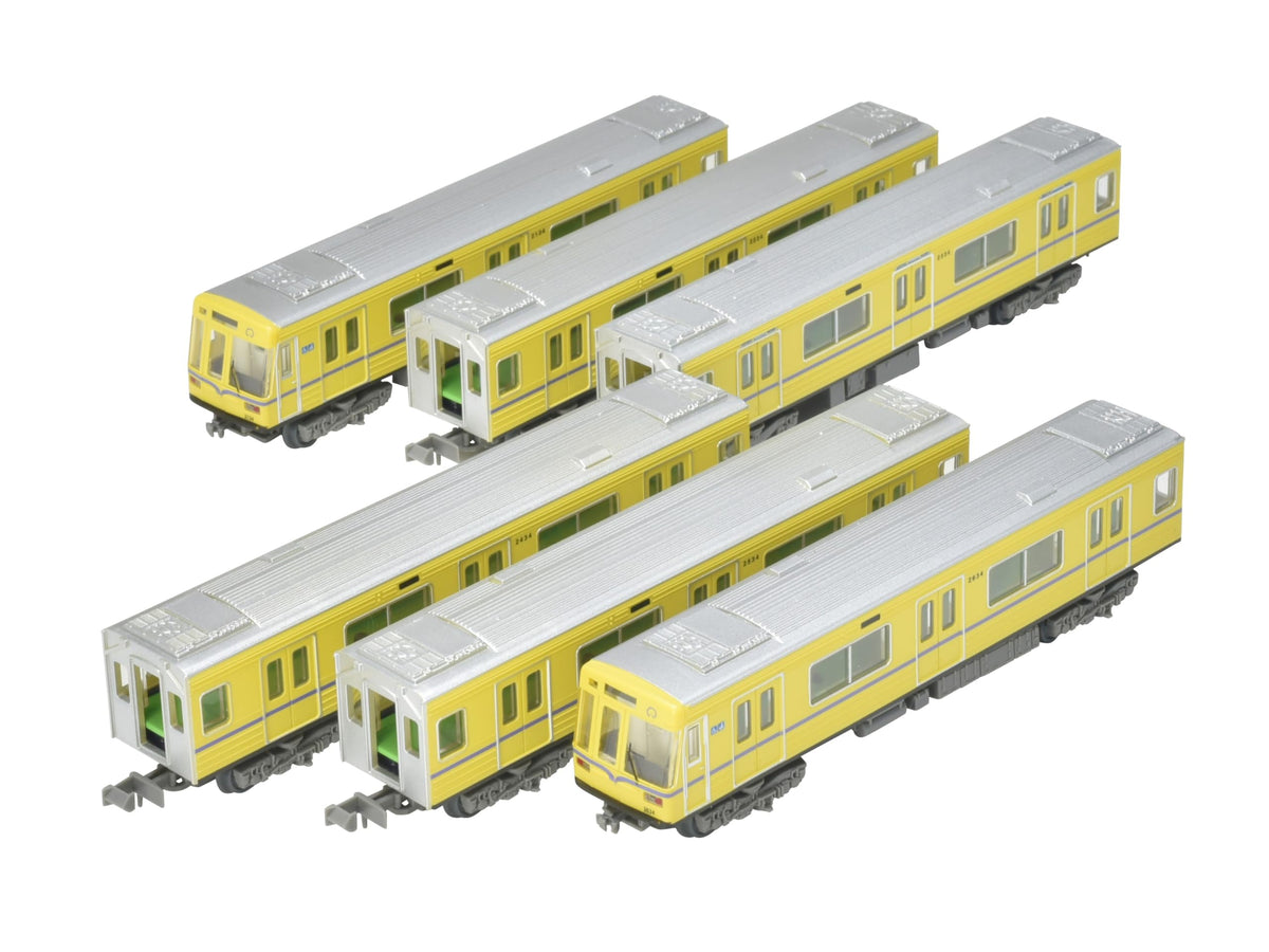 Tomytec Railway Collection Nagoya City Transportation Bureau Meijo Line Meiko Line Type 2000 Yellow Electric Memorial Train Set of 6 Car