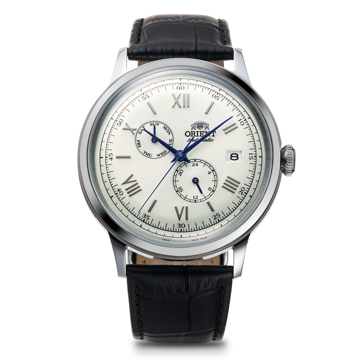 Orient Bambino RN-AK0701S Men's Automatic Watch, Mechanical Automatic, Japanese Manufacturer Warranty Included, White
