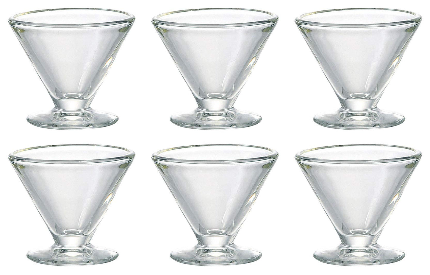 La Rochere 617901CR (6), Small Bowl, Clear, 5.1 fl oz (150 ml), Pack of 6