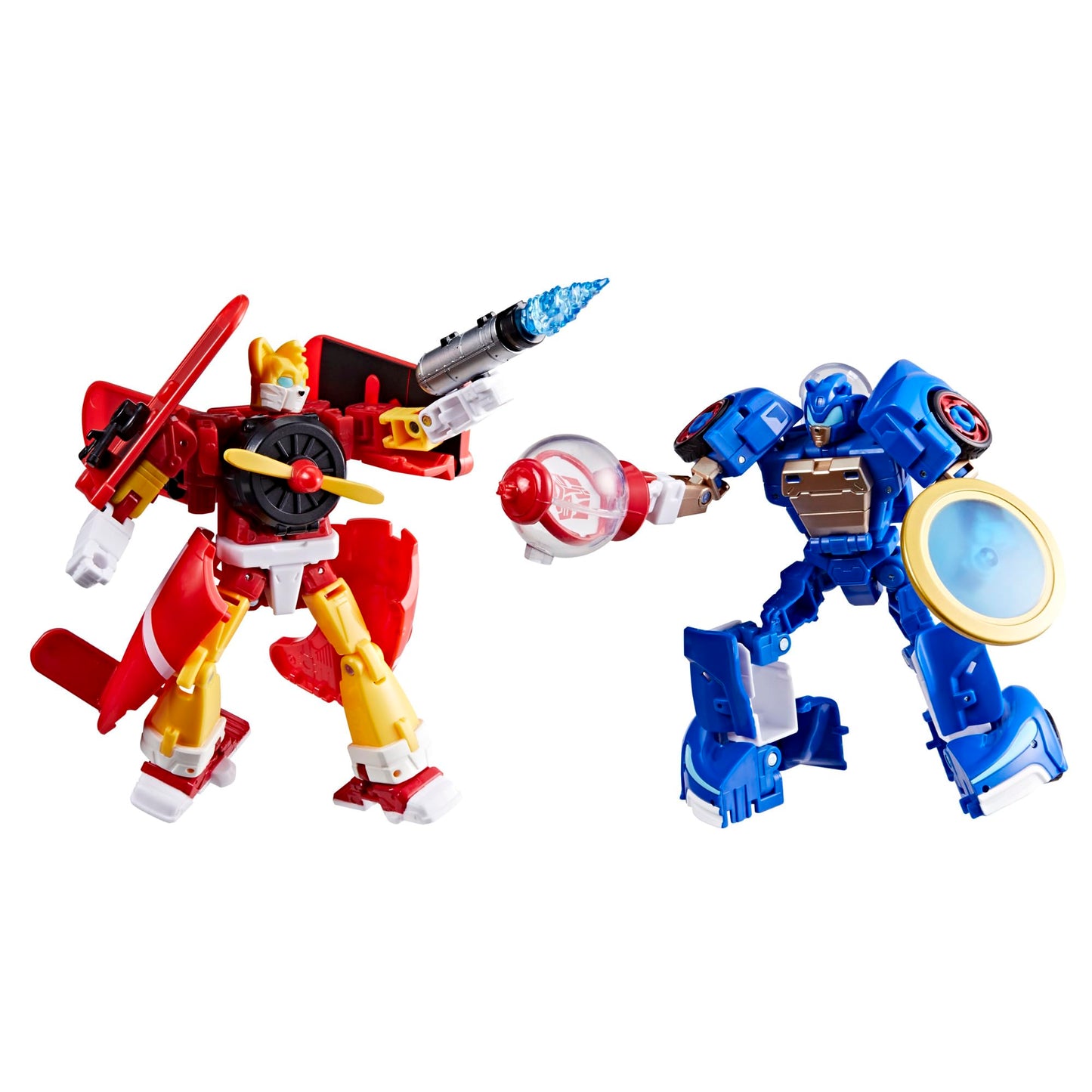 Transformers Collaborative Sonic the Hedgehog x Toys, Wingtail and Blue Booster Converting Action Figures, 8+