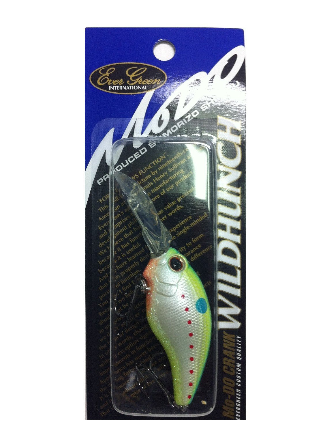 Evergreen #271 Crankbait Mode Wild Hunch, 0.3 oz (9.6 g), 2.0 inches (5.2 cm), Champion Shad