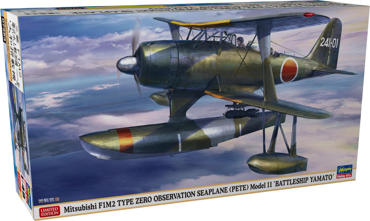Hasegawa 607563-1/48 Mitsubishi F1M2 Type Zero - 1:48 Scale