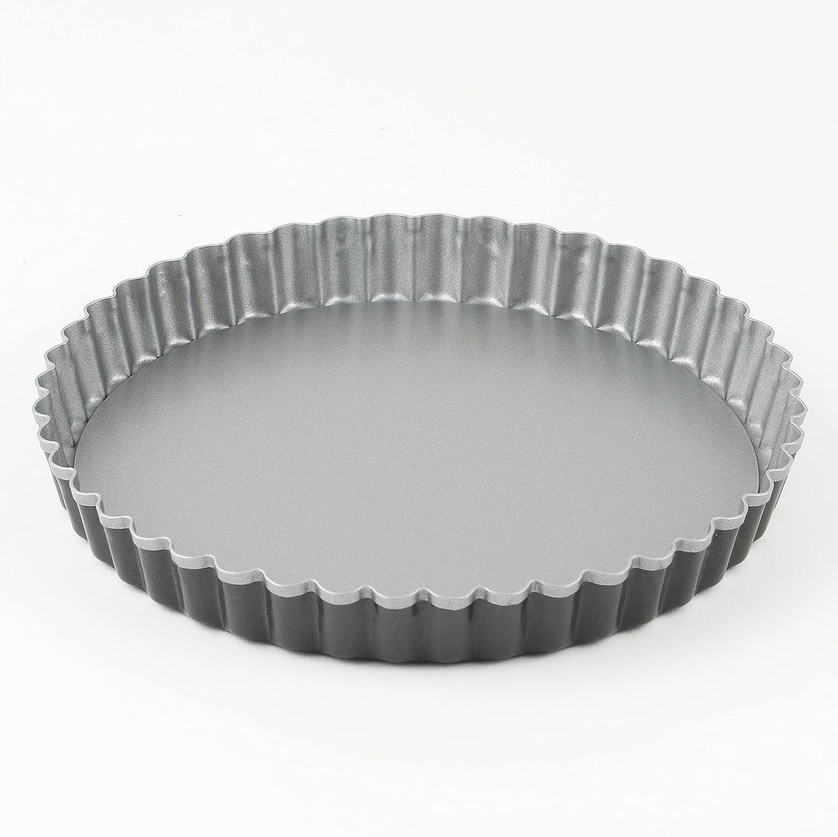 DELISH KITCHEN CX-10 Pearl Metal Fluorine Tart Mold, 7.1 inches (18 cm), Removable Bottom Type