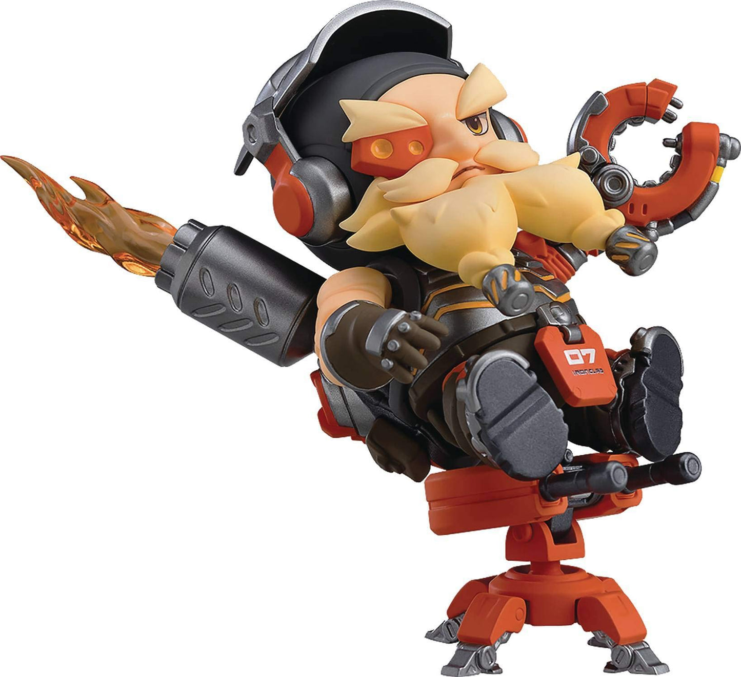 Good Smile Overwatch: Torbjörn (Classic Skin Edition) Nendoroid Action Figure, Multicolor