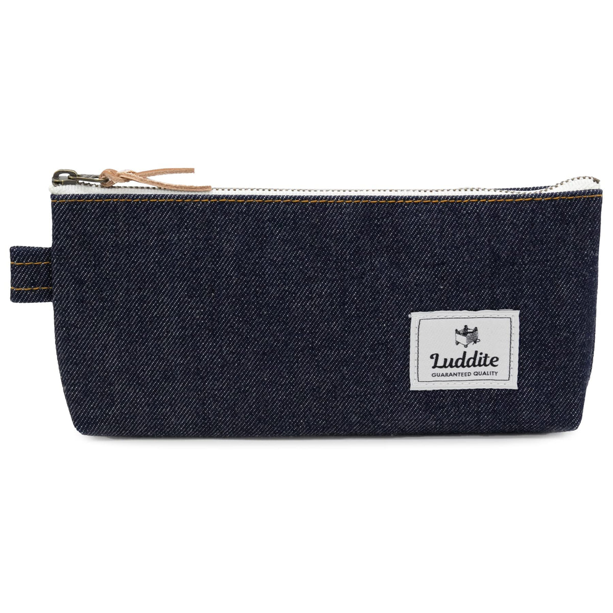 Luddite LDD-GPN-100 Gusset Pencil Case, Okayama Denim