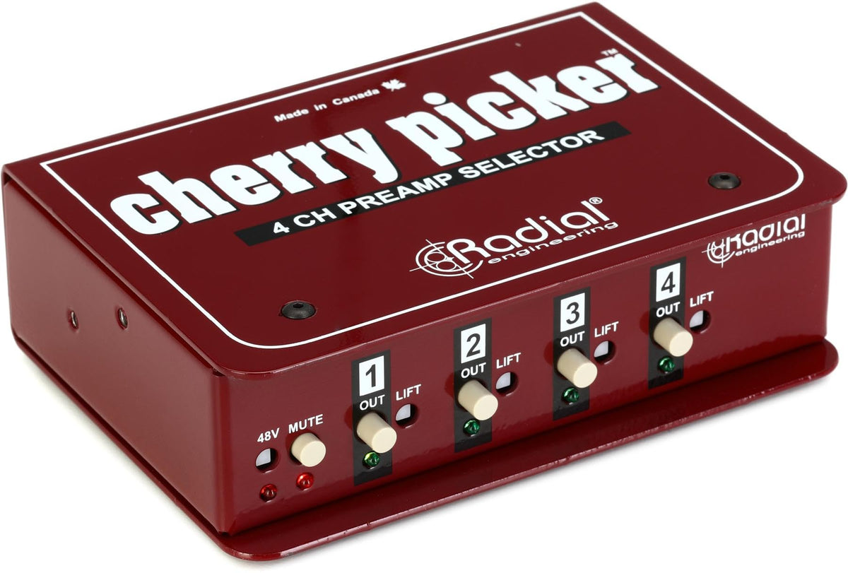 Radial Cherry Picker 4-Channel Preamp Selector